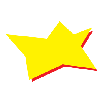 yellow star for surprise sale shock promotion price tag design png