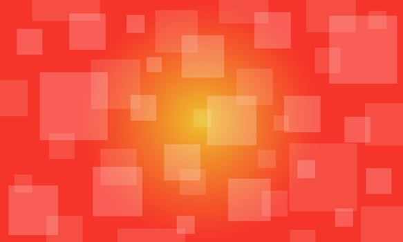Banner background full color orange gradation and effect geometry. vector