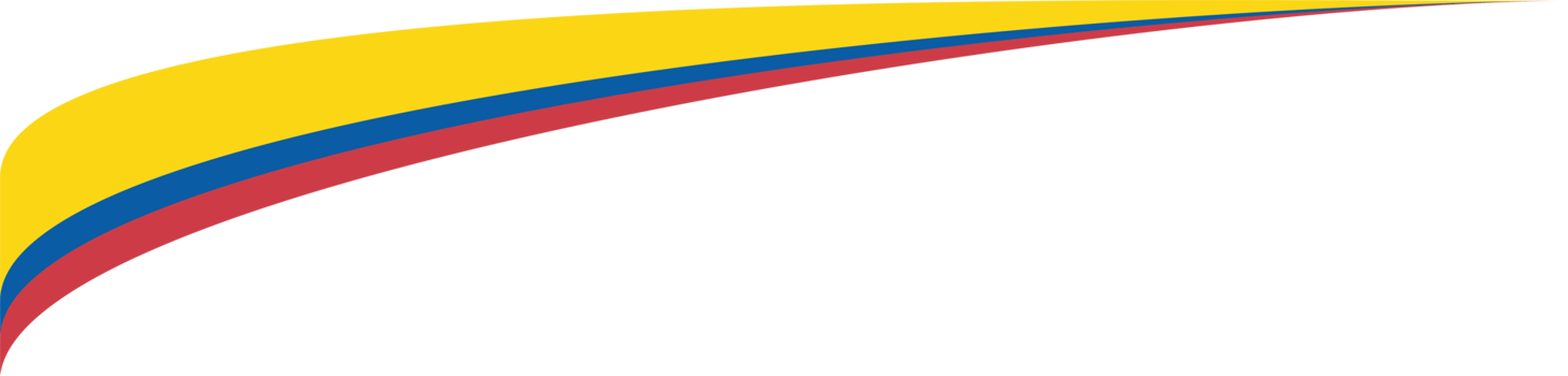 Colombia Flag Ribbon Shape png