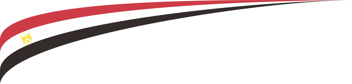 Egypt Flag Ribbon Shape png
