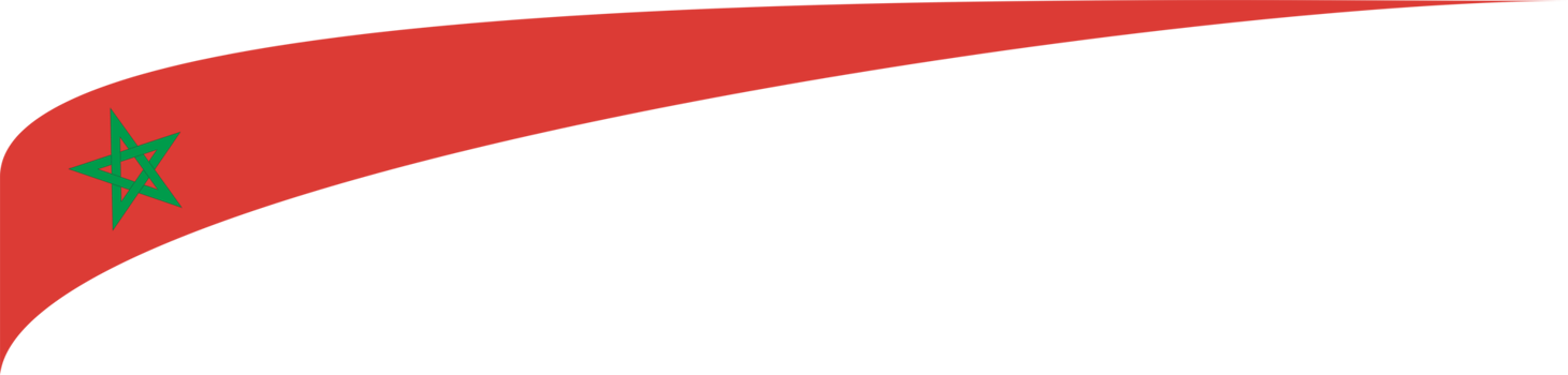 Morocco Flag Ribbon Shape png