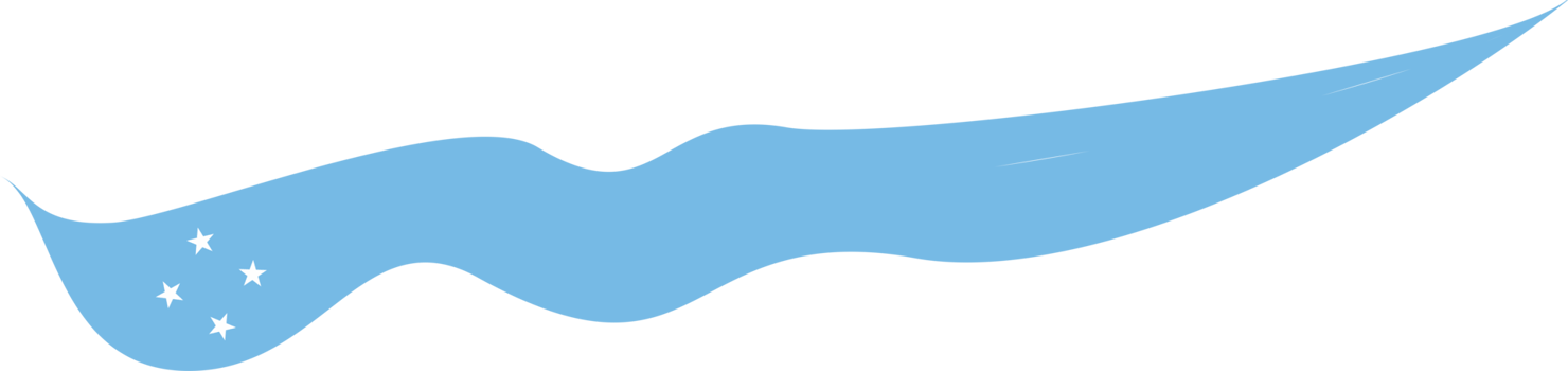Micronesia Flag Ribbon Shape png