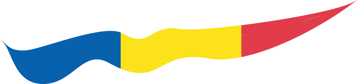Romania Flag Ribbon Shape png