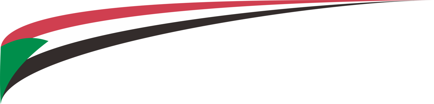 Sudan Flag Ribbon Shape png