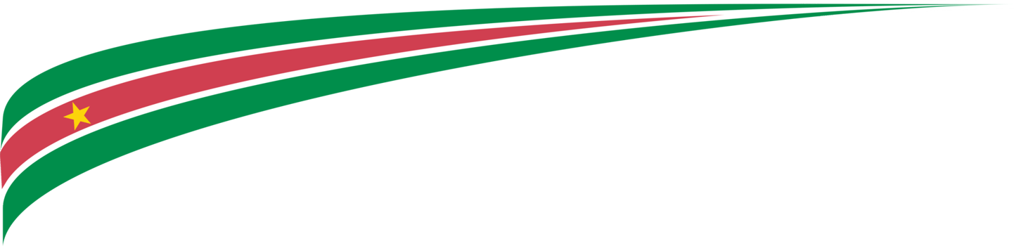 Suriname Flag Ribbon Shape png