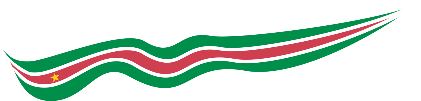 Suriname  Flag Ribbon Shape png