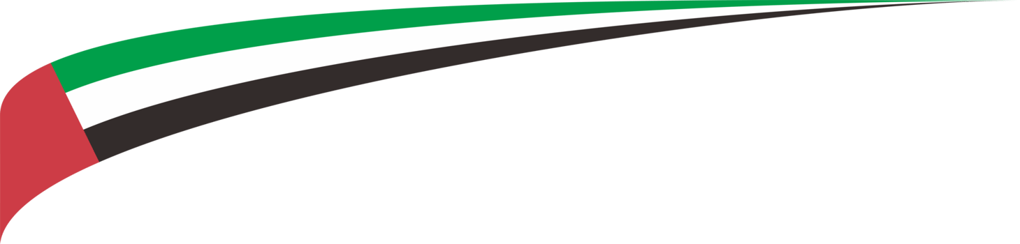 United Arab Emirates Flag Ribbon Shape png