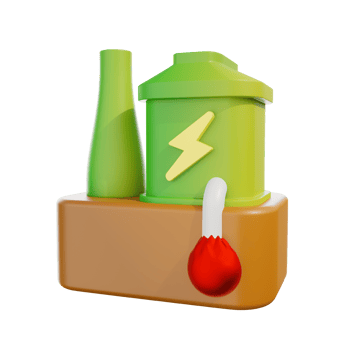 3d icon geothermal energy png