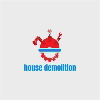 Excavator logo template vector. Heavy equipment logo vector for construction company. Creative excavator illustration vector logo