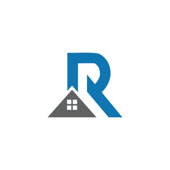 P logo design in vector for construction, house, real estate, building, property. Logo design template.