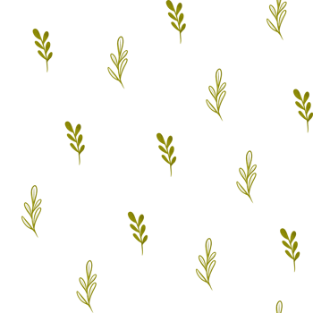 Decorative seamless pattern with green leaves. Botanic shapes. Hand drawn illustration, simple floral abstract repeat ornament for trendy modern decor, fabric, textile print, wrapping, wallpaper png