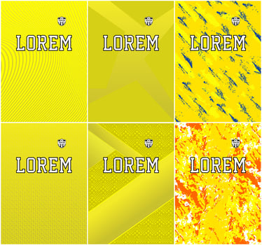 yellow abstract pattern background sublimation jersey vector