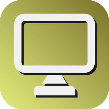 Tv Vector Glyph Gradient Background Icon For Personal And Commercial Use.