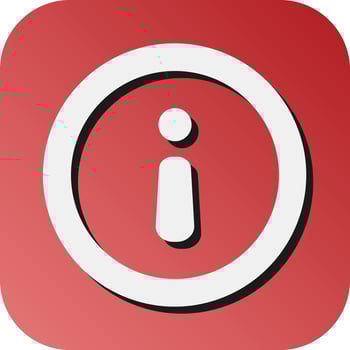 Information Vector Glyph Gradient Background Icon For Personal And Commercial Use.
