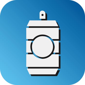 Can Vector Glyph Gradient Background Icon For Personal And Commercial Use.