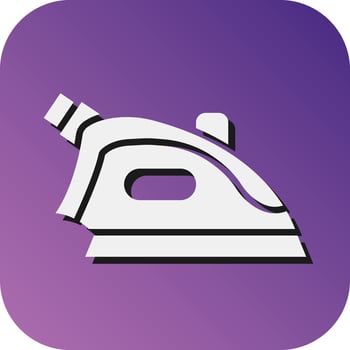 Iron Vector Glyph Gradient Background Icon For Personal And Commercial Use.