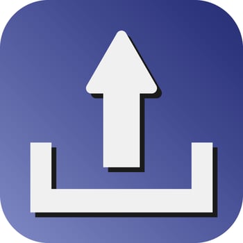 Upload Vector Glyph Gradient Background Icon For Personal And Commercial Use.