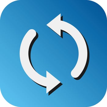 Update Vector Glyph Gradient Background Icon For Personal And Commercial Use.