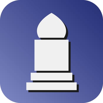 Grave Vector Glyph Gradient Background Icon For Personal And Commercial Use.