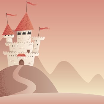 Castle Landscape 2 vector