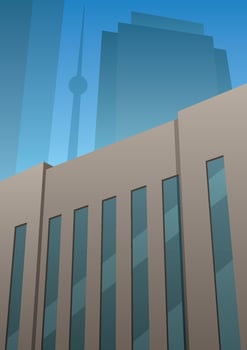 Art Deco Building vector