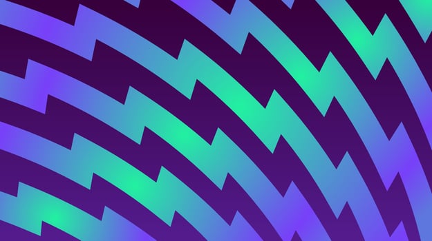 Zigzag Blue Purple Background. EPL Premier League thumbnail video print web background. vector