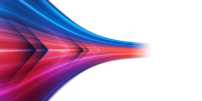 Modern abstract high-speed light effect. Abstract background with curved beams of light. Technology futuristic dynamic motion. Movement pattern. PNG file.