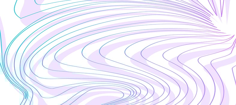 abstract flowing colorful violet purple gradient wavy outline background vector