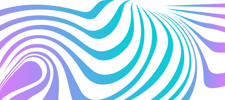 abstract flowing colorful gradient wavy transparent background png