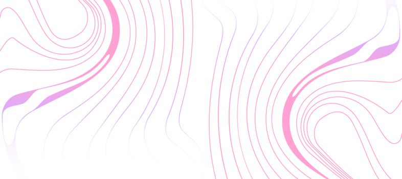 abstract flowing colorful pink gradient wavy lines png