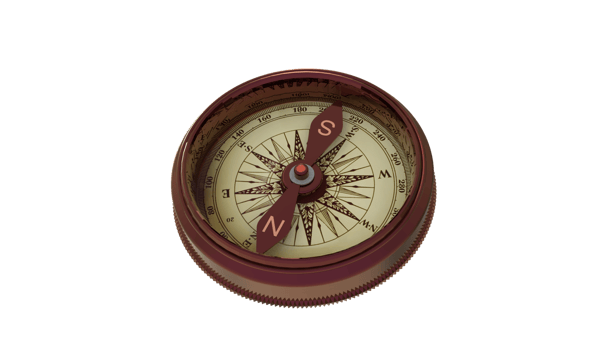 a compass on a transparent background png