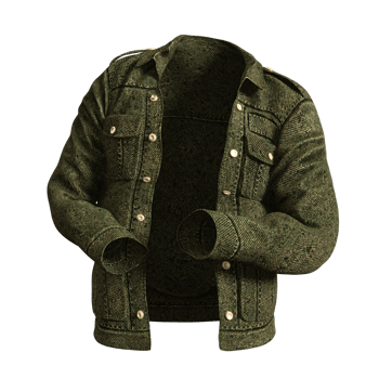 Green jacket isolated png