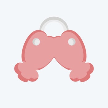 Icon Ornament. related to Chinese New Year symbol. flat style. simple design editable. simple illustration vector