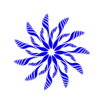 Blue tribal mandala icon with shadow. Perfect for logos, icons, items, tattoos, stickers, posters, banners, clothes, hats png