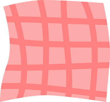Pink linen cloth png