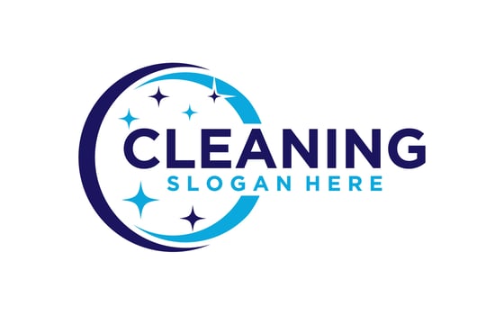 Cleaning Logo Design Vector Template