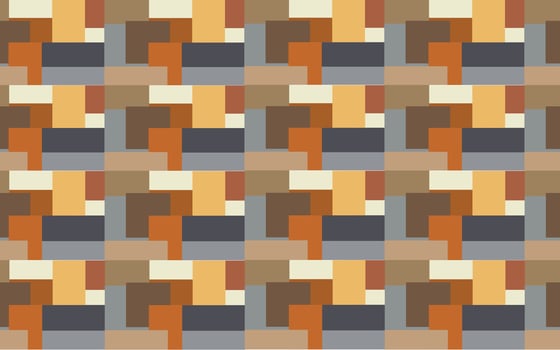Fun colorful Ethnic geometric pattern shape vector seamless pattern Creative abstract style art background for trendy design with geometry shapes. Simple wallpaper texture