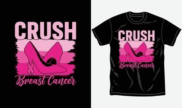 Breast cancer awareness month t-shirt design, quotes, october Pink Cancer t-shirt, typography tshirt vector graphic, background, mug, sticker, printable vector template.