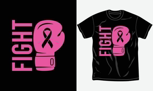 Breast cancer awareness month t-shirt design, quotes, october Pink Cancer t-shirt, typography tshirt vector graphic, background, mug, sticker, printable vector template.