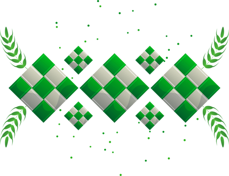 ketupat ramadan illustration png