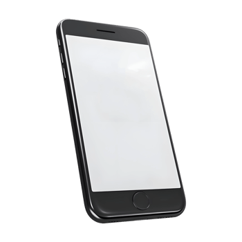 AI generated 3D Rendering of a Mobile or Smartphone Mockup on Transparent Background - Ai Generated png