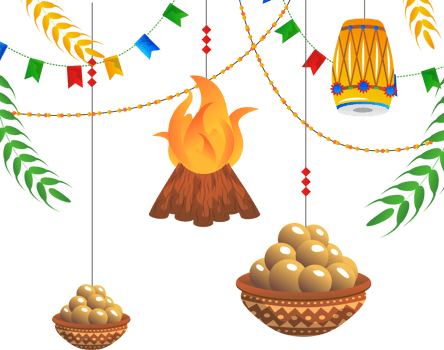 lohri indian festival png