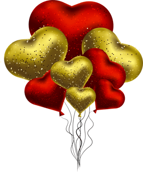 valentines day illustration with heart png