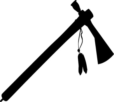Indian Silhouette Vector on white background