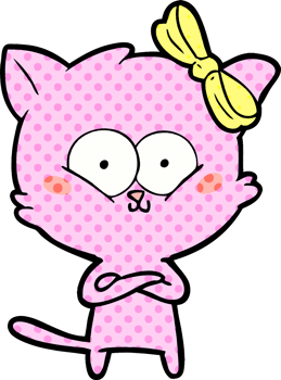 cartoon cat drawing png