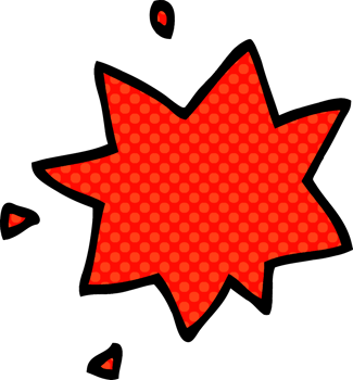 cartoon doodle explosion symbol png