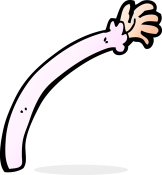 cartoon arm drawing png