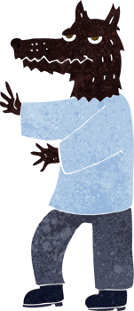 cartoon werewolf drawing png