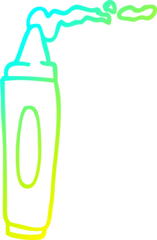 cold gradient line drawing cartoon coloring crayon png