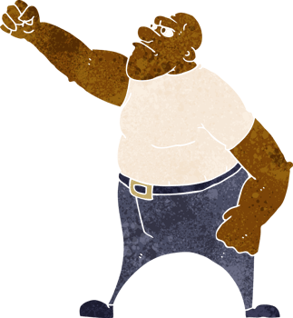 cartoon angry man png